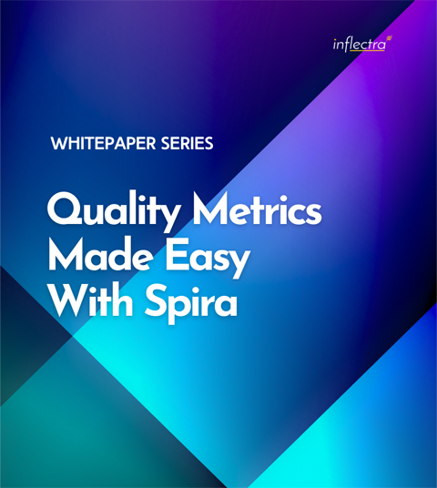 Many customers have asked us how to display a variety of different quality metrics in our Spira platform. There are many out of the box graphs, charts and reports that will cover most needs, but sometimes you need specific metrics or data. In this whitepaper we outline the various metrics and KPIs you should be measuring, and include details on how to get these metrics from Spira.