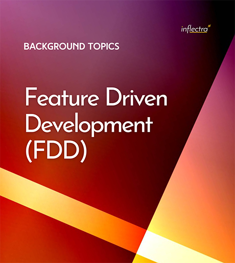 Feature-driven design (FDD) is an iterative and incremental software development process that follows the principles of the agile manifesto. The idea is to develop the high-level features, scope and domain object model and then use that to plan, design, develop and test the specific requirements and tasks based on the overarching feature that they belong to.