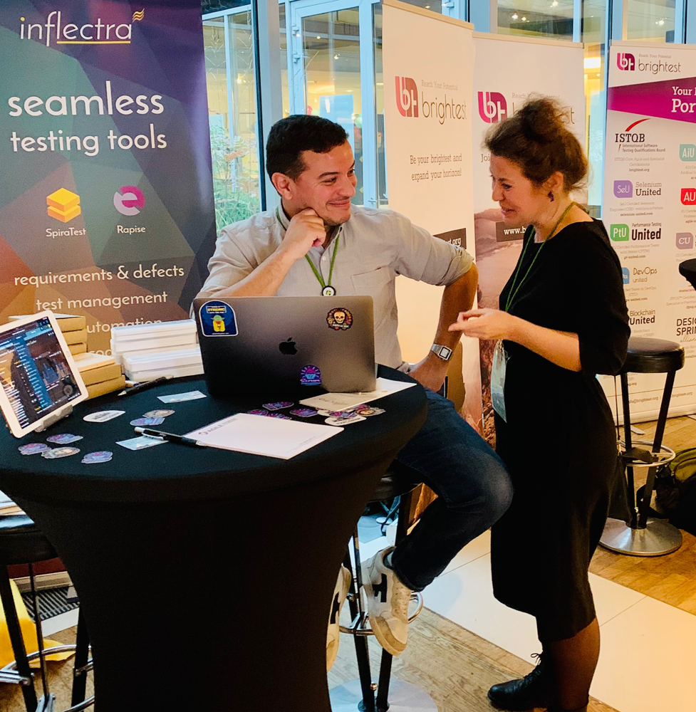 Meeting our neighbors from the BeQualified Booth