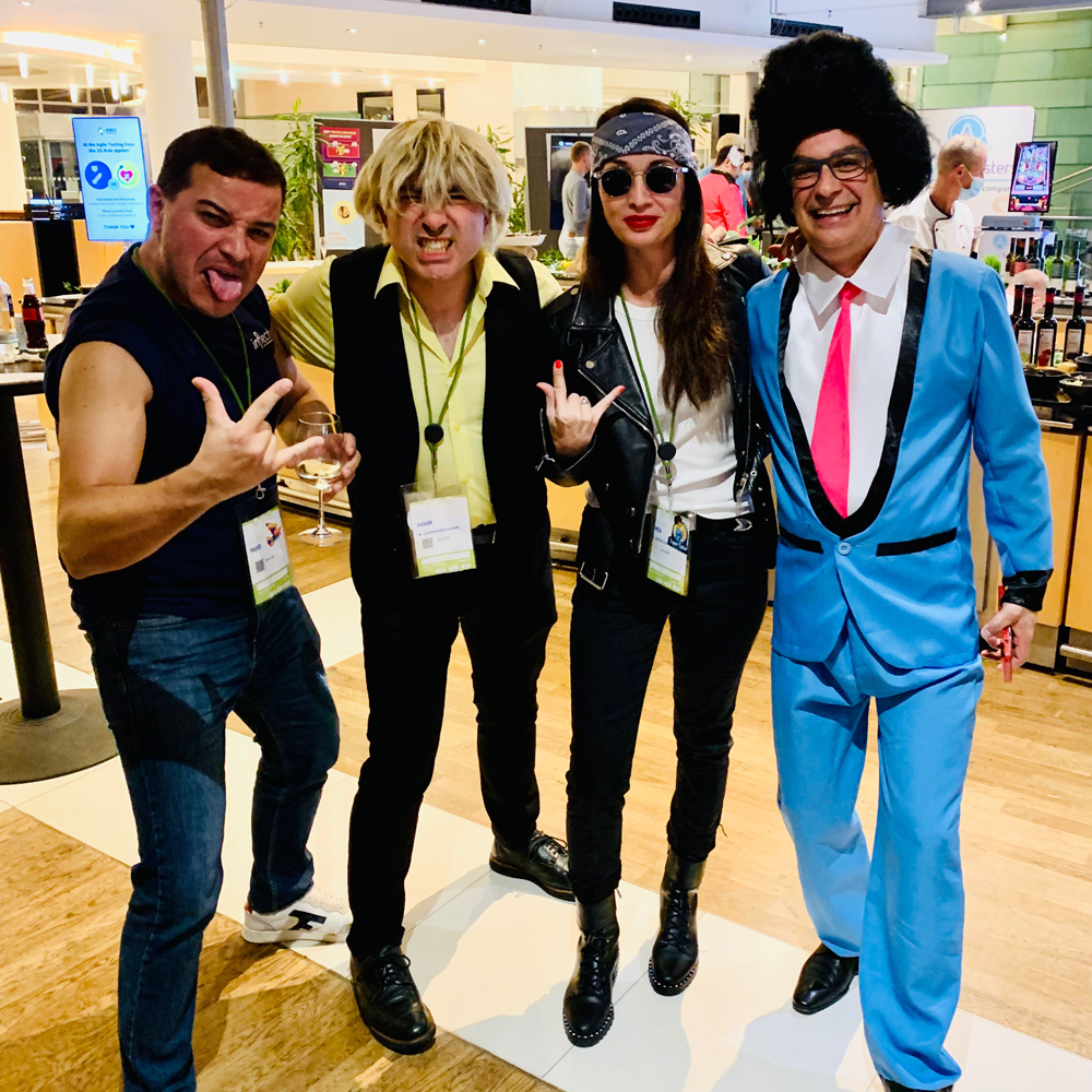 Dressing up for the ATD Costume Dance Party