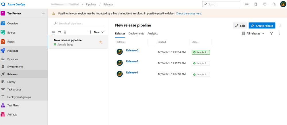Azure DevOps Release Pipelines