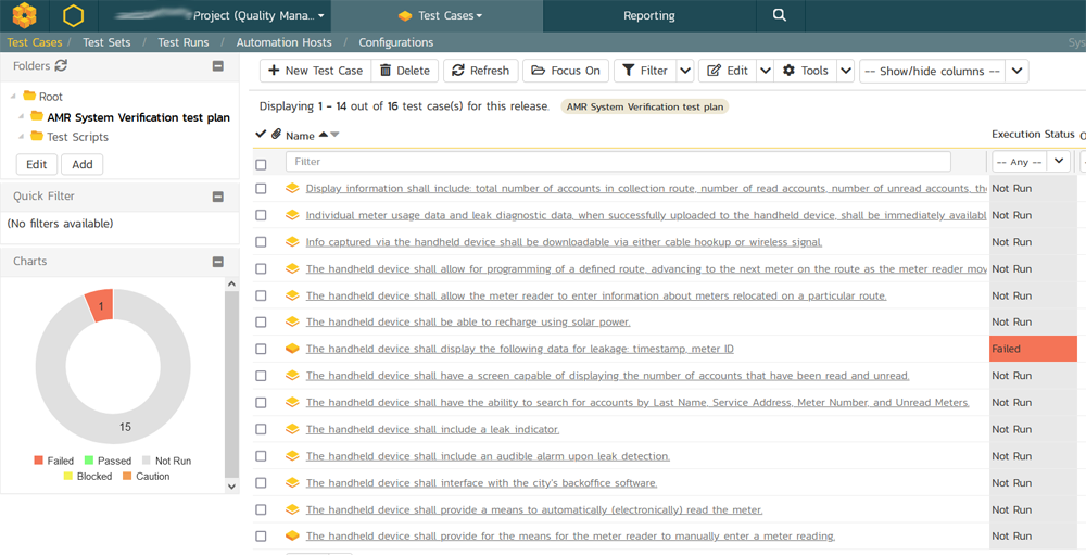 Test plans and test cases migrated to test folders and test cases