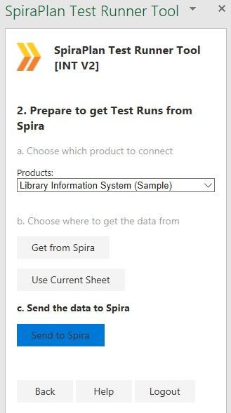 Sending the results to Spira