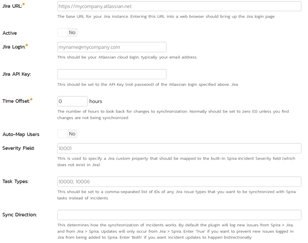 Details of the Jira data sync plugin