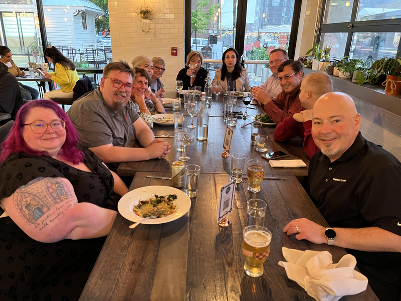 Speakers' Dinner on the Last Night of InflectraCon