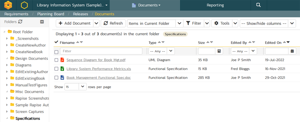 List of vendor procurement sample documents