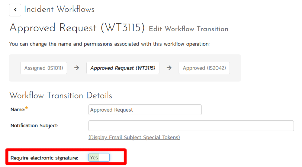 Enabling electronic signatures in the workflow