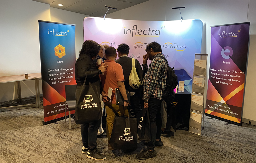 Meeting the conference attendees