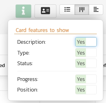 How you can customize the task board cards
