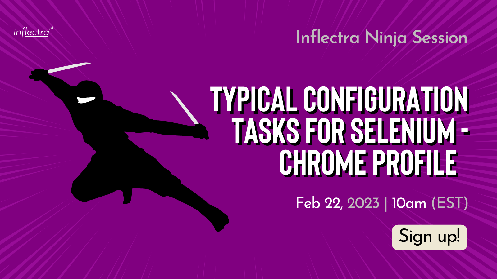 Typical Configuration Tasks for Selenium with Rapise - Inflectra Ninjas - image