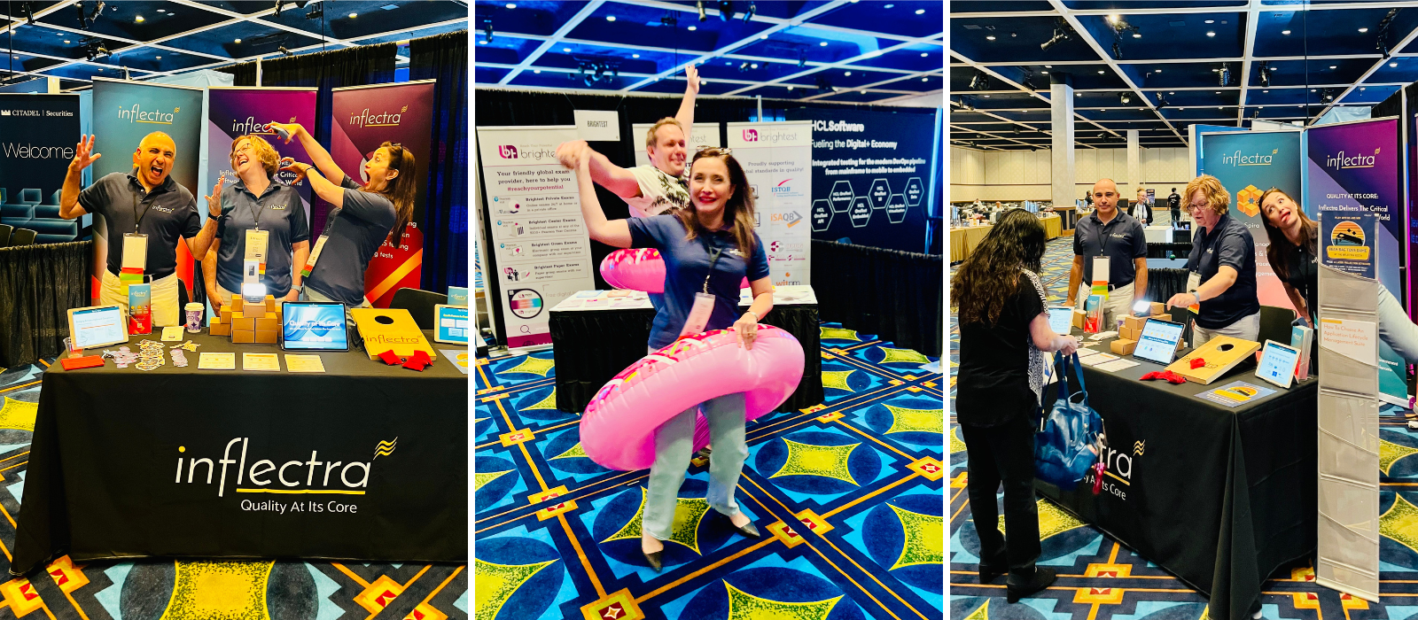 Team Inflectra having fun at Starwest 2023