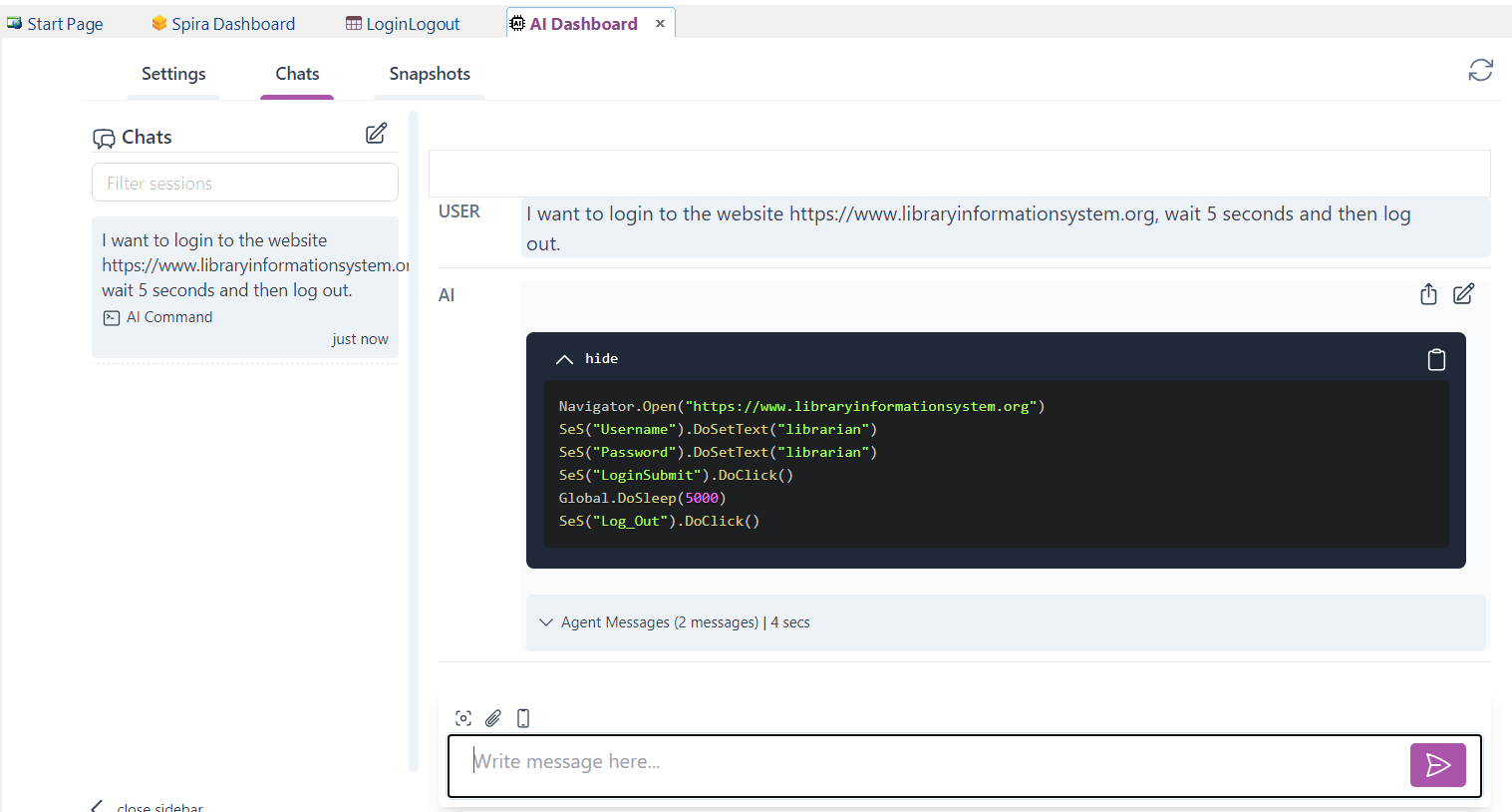 GenAI Assistant in Rapise
