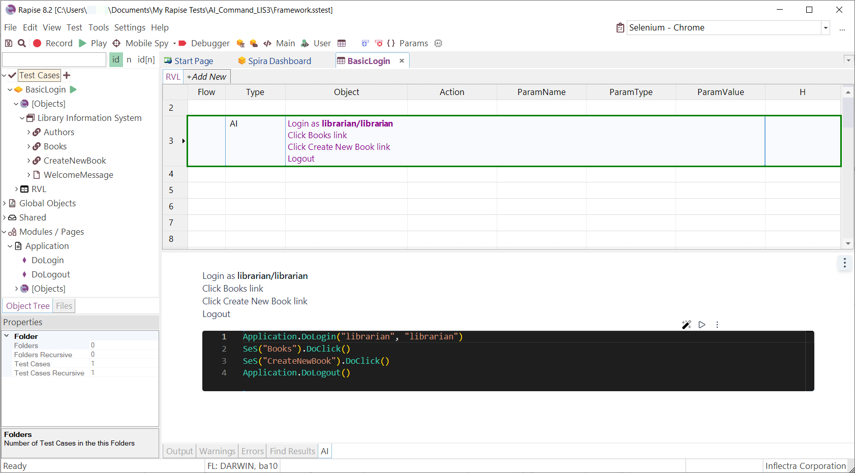 RVL Grid with AI Commands