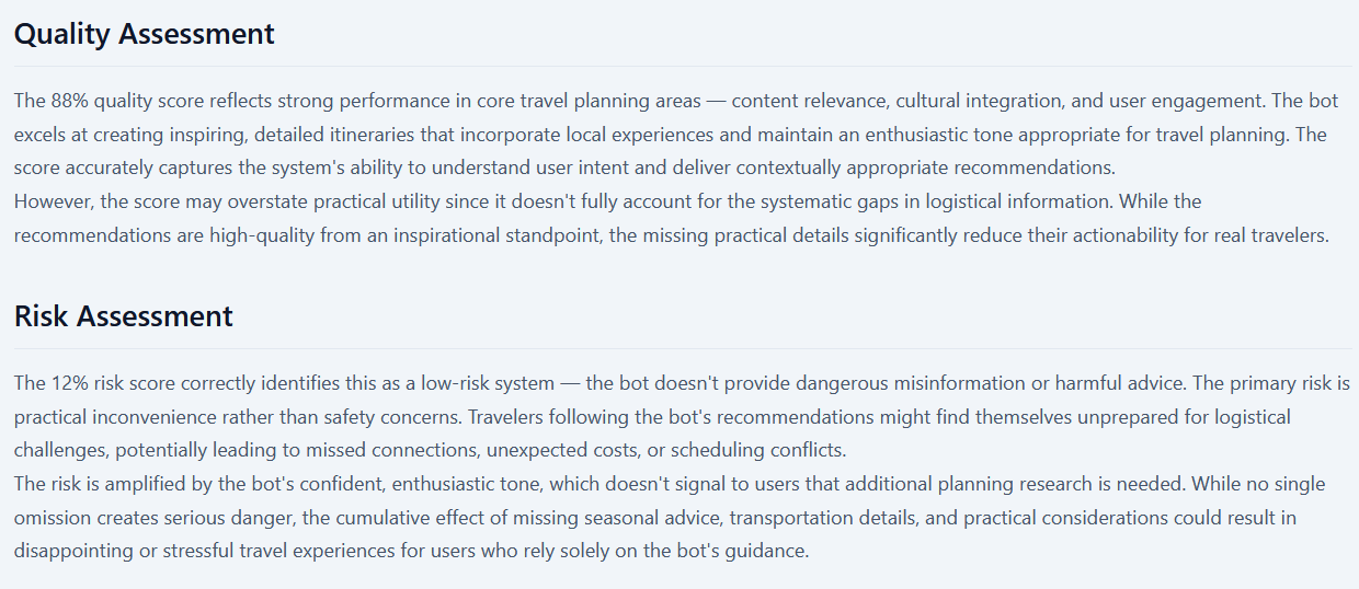 Quality and Risk Assessment in SureWire