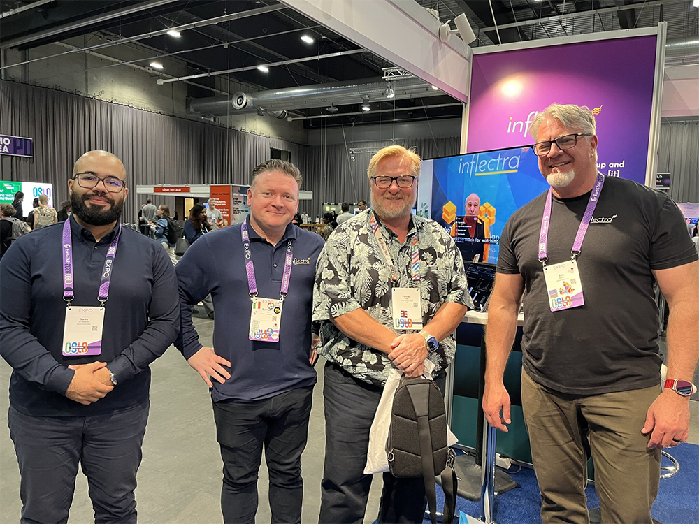 Inflectra team with our partner Chris Lees of Fujitsu